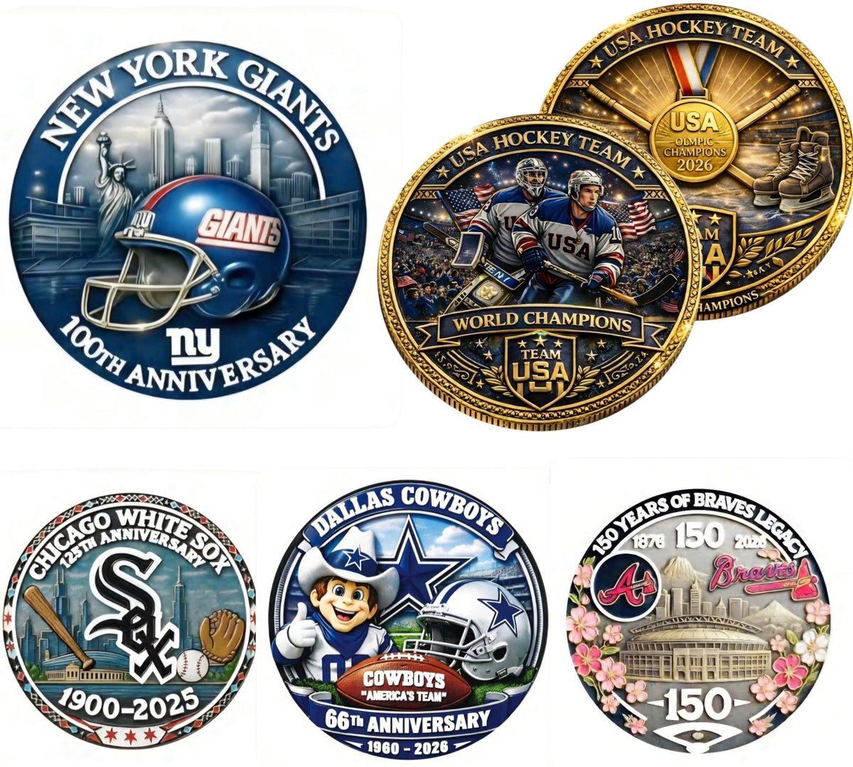 Sports Fan coins