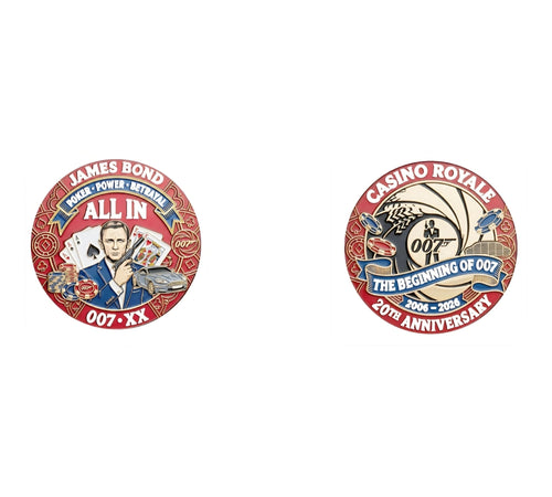 007 James Bond 20th Anniversary Coin