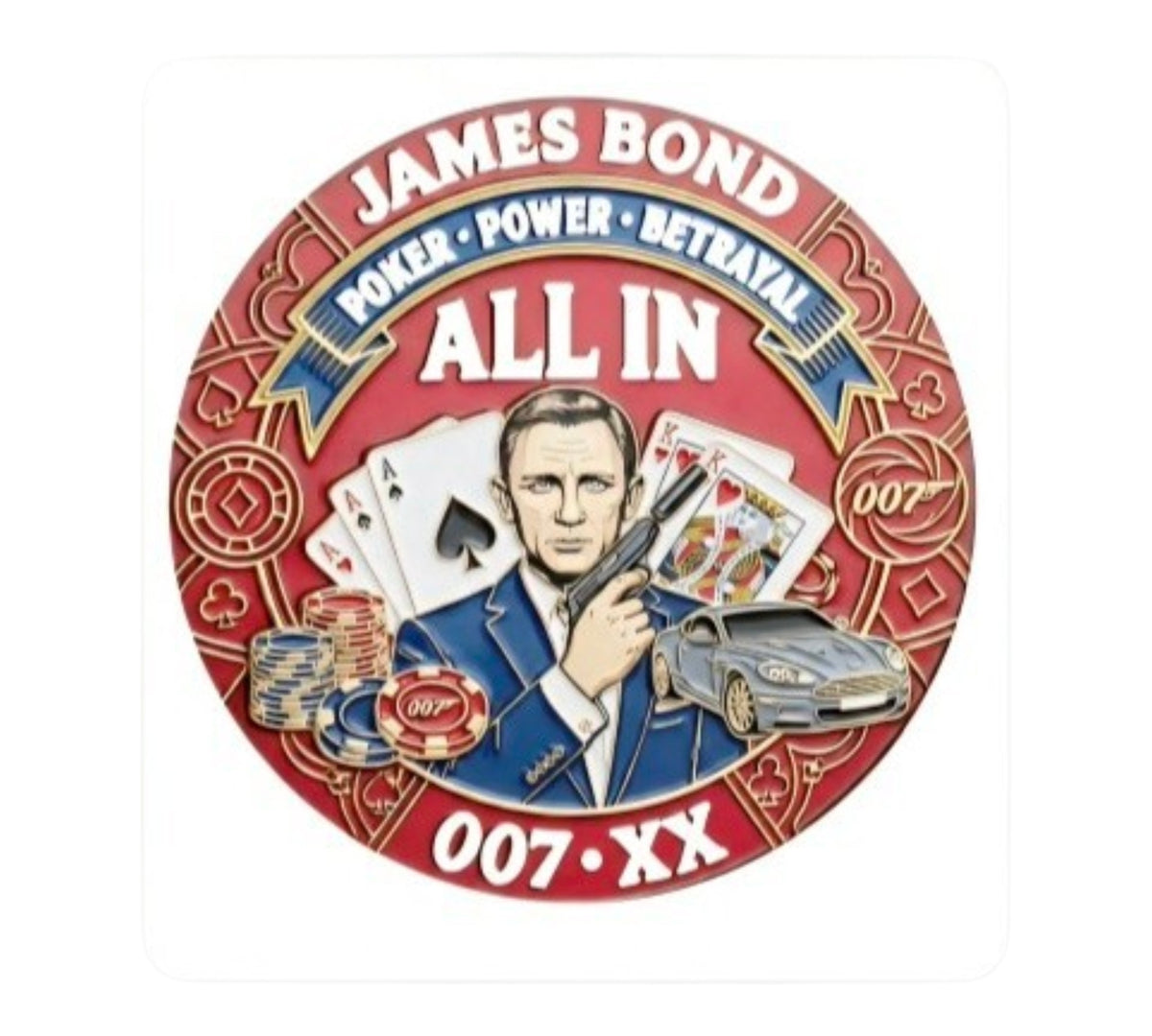 007 James Bond 20th Anniversary Coin